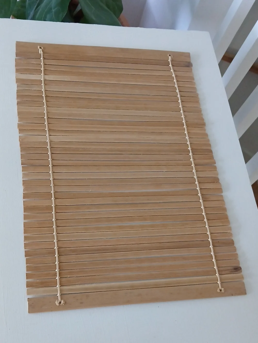 Vintage Bamboo Slat Placemats Set Of 2